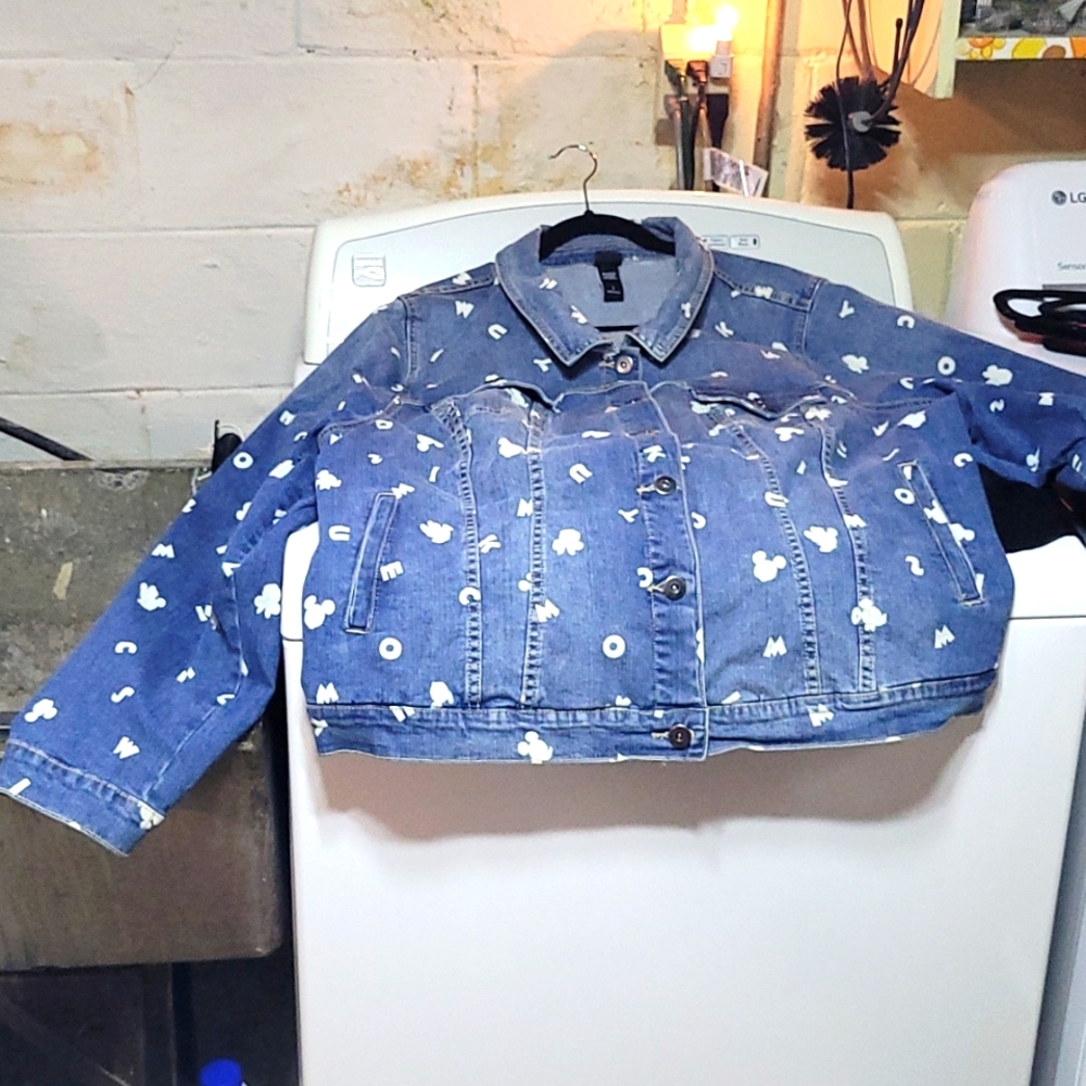 Mickey and Minnie mouse Jean jacket